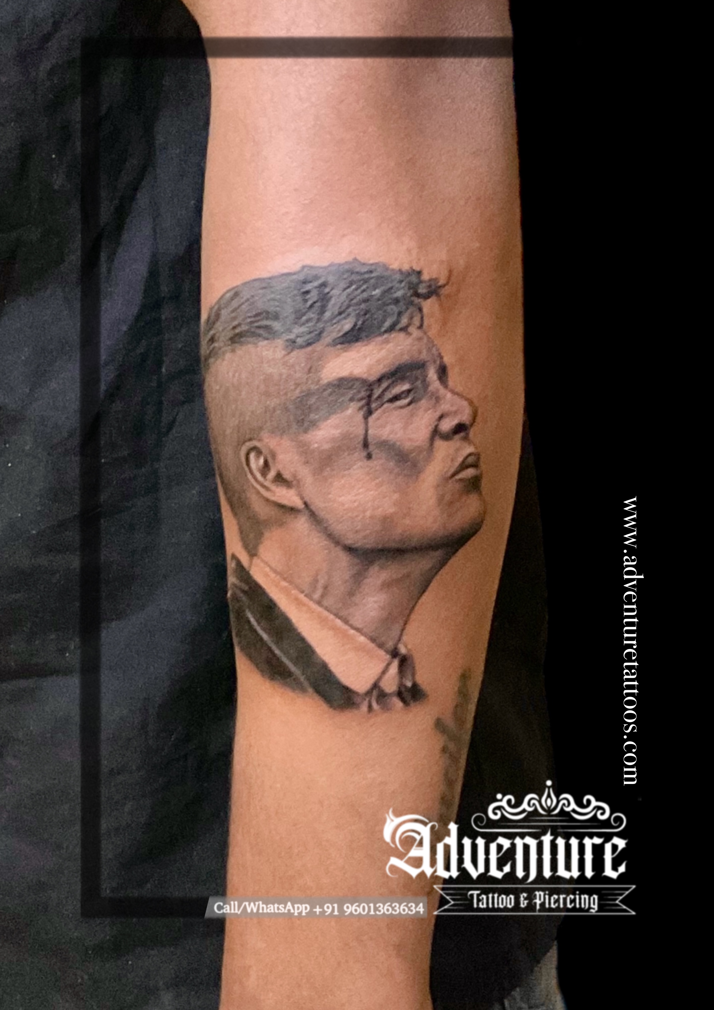 Portrait tattoo design Adventure Tattoo Ahmedabad