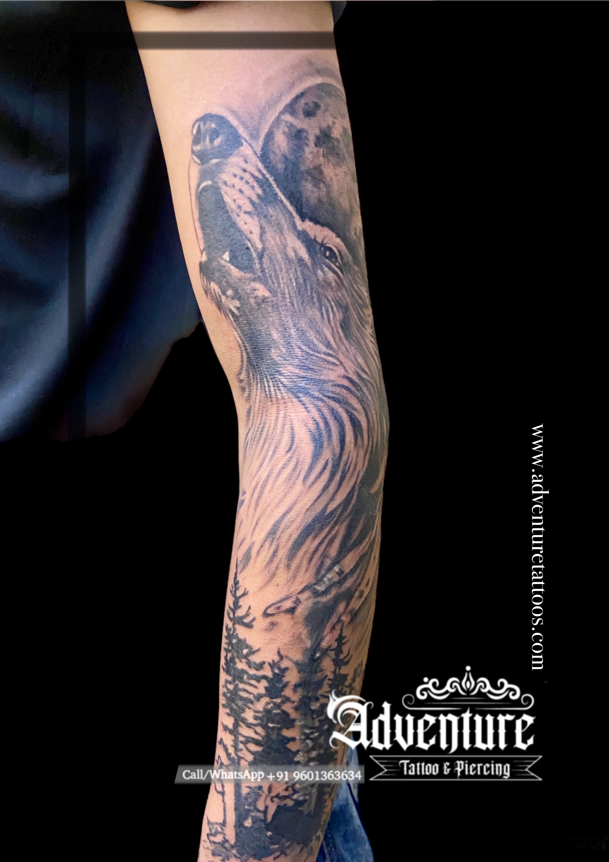 Pet tattoo design Adventure Tattoo Ahmedabad