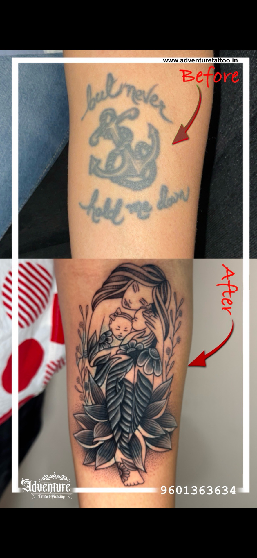 Cover Up Tattoo Ahmedabad Adventure Tattoo